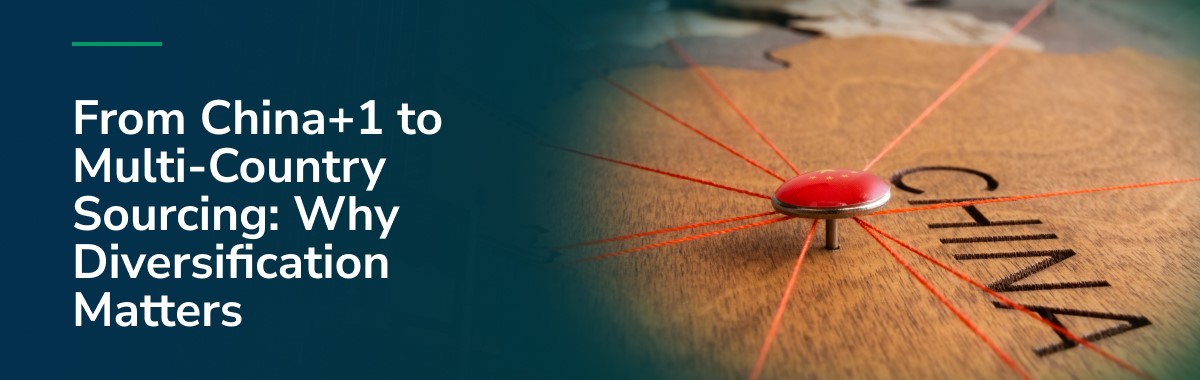 From China+1 to Multi-Country Sourcing: Why Diversification Matters
