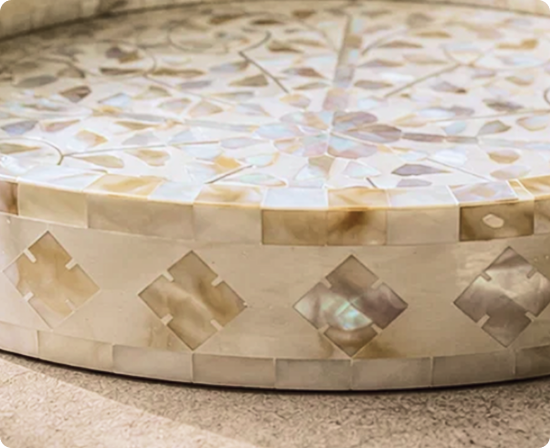 New mother of pearl product